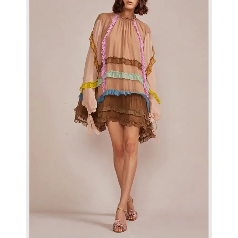Cynthia Rowley Avery Mini Ruffle Dress